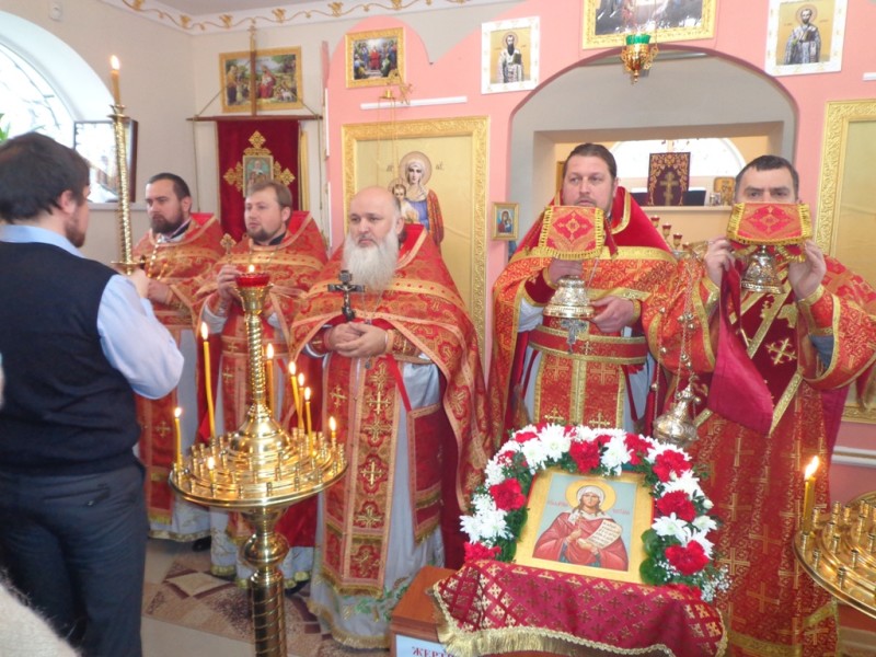 Престольный праздник в МЕЛИТОПОЛЬСКОМ храме святой мученицы Татианы. (25.01.2015)