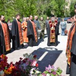 В Мелитополе освящен памятник погибшим летчикам. (06.05.2015)