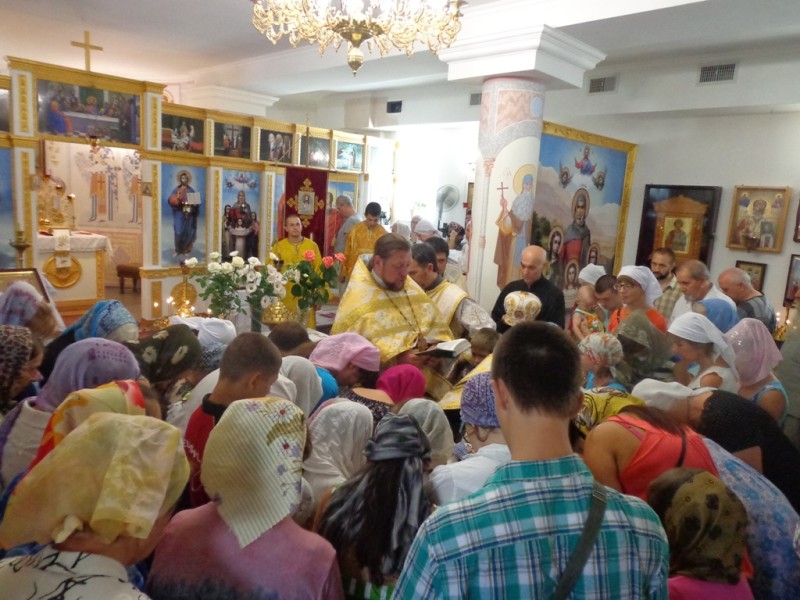 Молебен перед началом учебного года (30.08.2015)