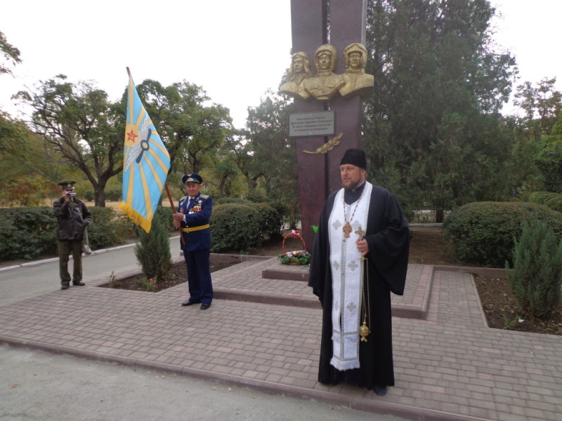 Священник принял участие в торжествах приуроченных к 60-й годовщине Стрийского авиационного полка.