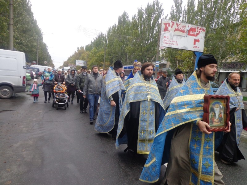 Крестный ход на Покров Пресвятой Богородицы (14.10.2016)