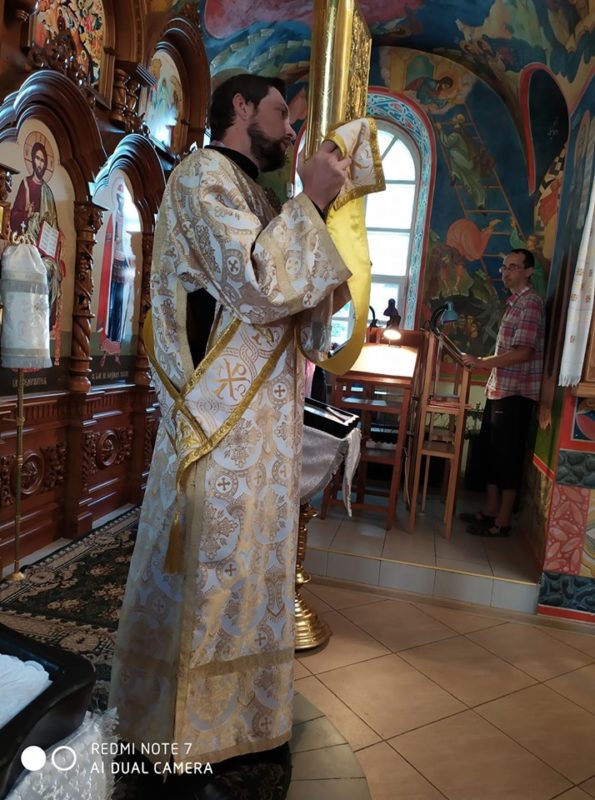 В День Независимости Украины, был отслужен соборно молебен.