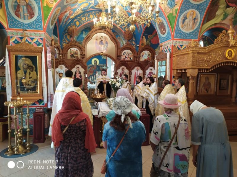В День Независимости Украины, был отслужен соборно молебен.