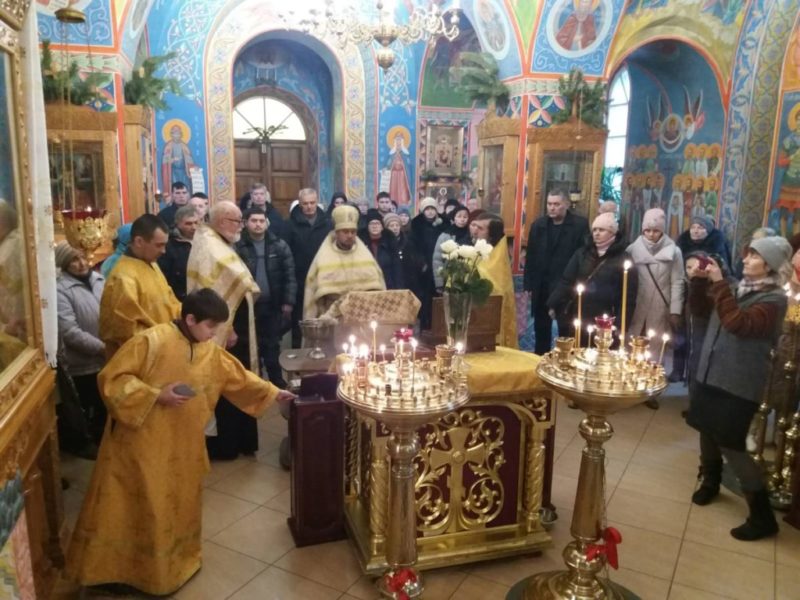 В Мелитополе на поклонение были привезены мощи святителя Спиридона Тримифунтского