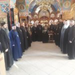 Священнослужители Мелитопольского городского и районного благочиния приняли участие в Таинстве Соборования.