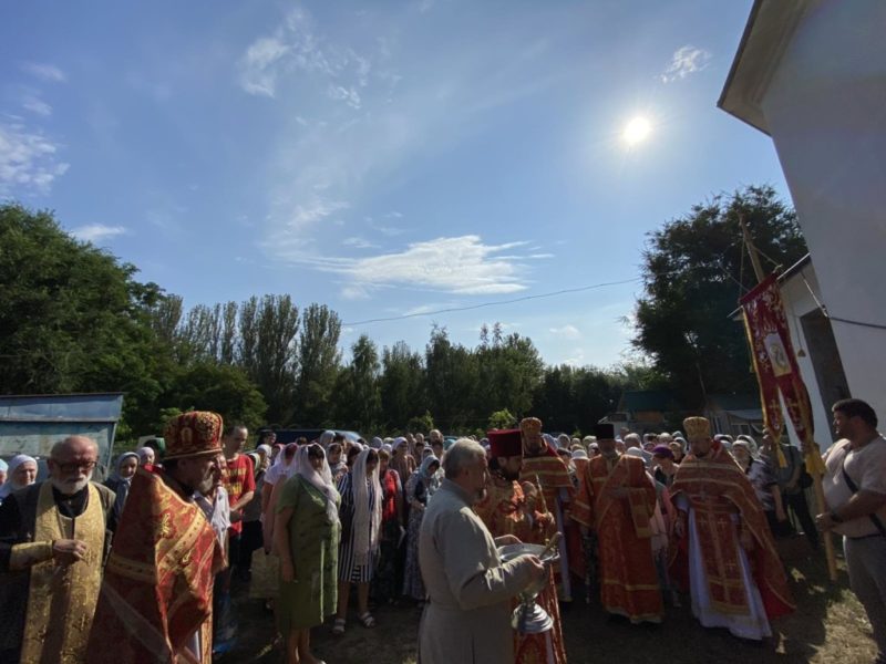 Престольный праздник в Свято-Пантелеимонов храме города Мелитополя