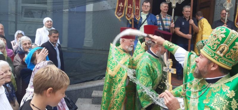 Престольный праздник в соборе в честь св.блгв.вел.кн.Александра Невского г. Мелитополя