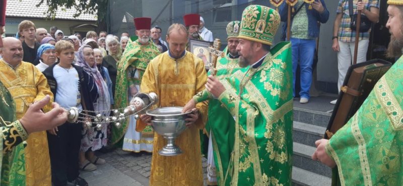 Престольный праздник в соборе в честь св.блгв.вел.кн.Александра Невского г. Мелитополя