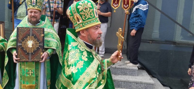 Престольный праздник в соборе в честь св.блгв.вел.кн.Александра Невского г. Мелитополя