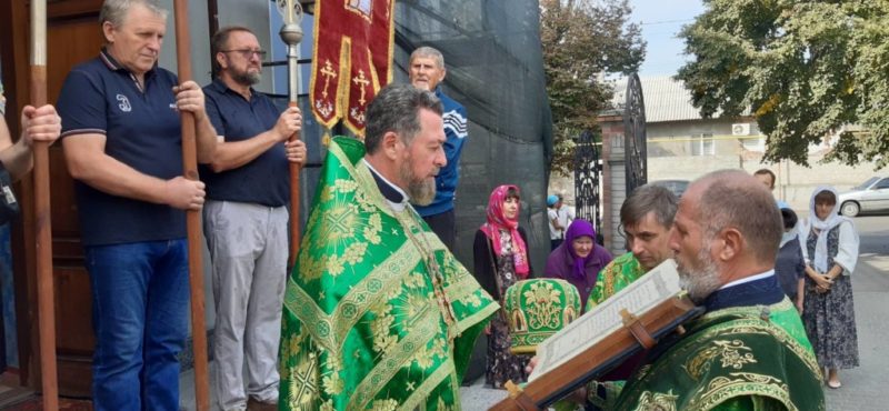 Престольный праздник в соборе в честь св.блгв.вел.кн.Александра Невского г. Мелитополя