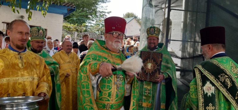 Престольный праздник в соборе в честь св.блгв.вел.кн.Александра Невского г. Мелитополя