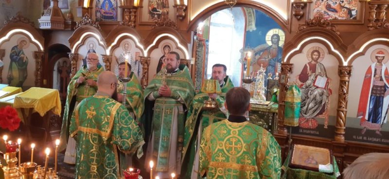 Престольный праздник в соборе в честь св.блгв.вел.кн.Александра Невского г. Мелитополя