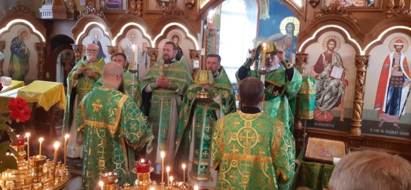 Престольный праздник в соборе в честь св.блгв.вел.кн.Александра Невского г. Мелитополя