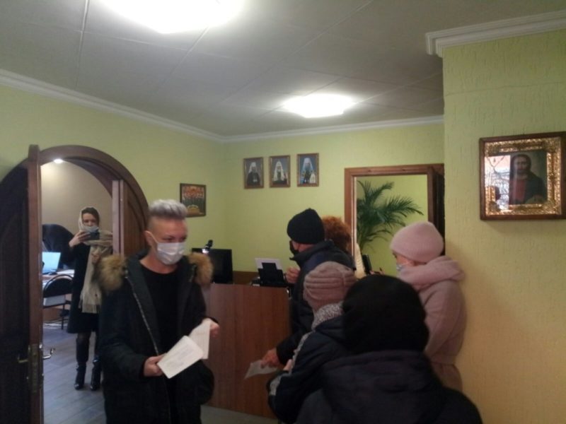 Вакцинация от COVID‑19 в Свято-Георгиевском храме г. Мелитополя